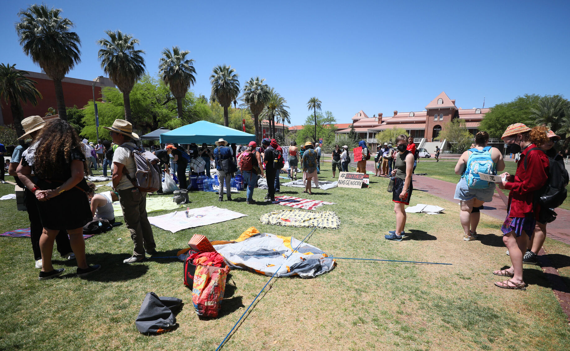 Pro-Palestinian 'encampment' at UA